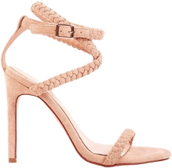 Sherri Ankle Braided Strap High Heel Sandals