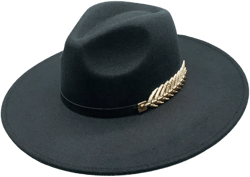 Grace Wool Felt Adjustable Wide Brim Hat