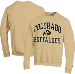 Men's Gold Colorado Buffaloes High Motor Pullover Sweatshirt