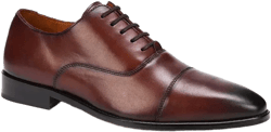 Men's Bill Cap Toe Oxford Leather Dress Shoes
