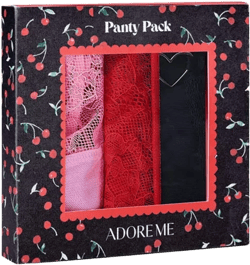 Women's Plus-Size G-String Panty Pack of 3