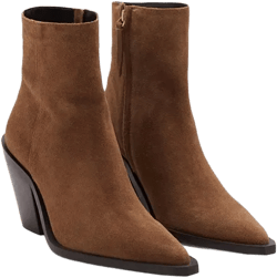 Mango Women's Heel Suede Ankle Boots