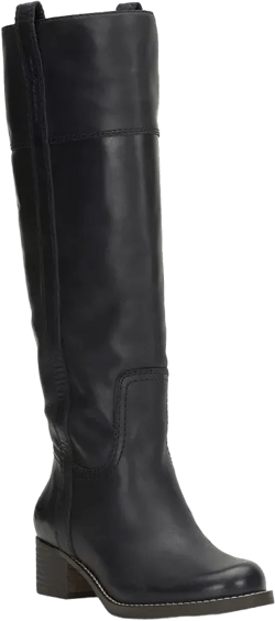 Women's Hybiscus Knee-High Wide Calf Riding Boots