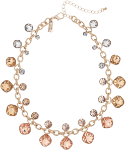 Gold-Tone Mixed Stone Statement Necklace, 17-1/2" + 3" extender, Exclusively at Macy's