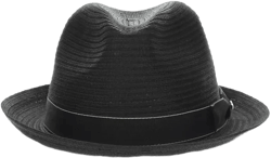 Dorfman Pacific Men's Braided Fedora Hat