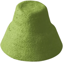 Naomi Jute Clochet Straw Hat in Green