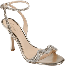 Women's Gemma Wavy Ornament Stiletto Evening Sandals