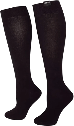 LECHERY Women's Woven Tab Knee-high Socks