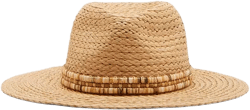 Steve Madden H-Reina Lux Spectrum Shine-Trim Panama Hat
