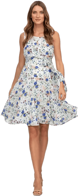 PIETRO BRUNELLI MATERNITY Maternity Sleeveless Chiffon Tamigi Dress