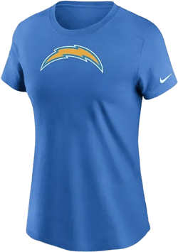Nike Women's Los Angeles Chargers Logo Cotton T-Shirt