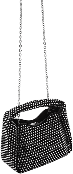 Mango Women's Mini Rhinestone Chain Bag