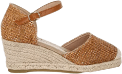 Kalista Raffia Woven Wedge Sandals