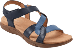Easy Spirit Women's Minny Round Toe Casual Flat Sandals