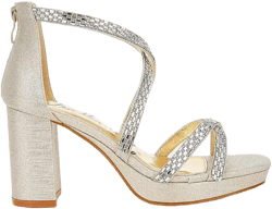 Infatuated Rhinestones Embellished Strappy Sandals