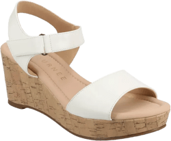 Women's Ranae Ankle Strap Platform Cork Wedge Sandals