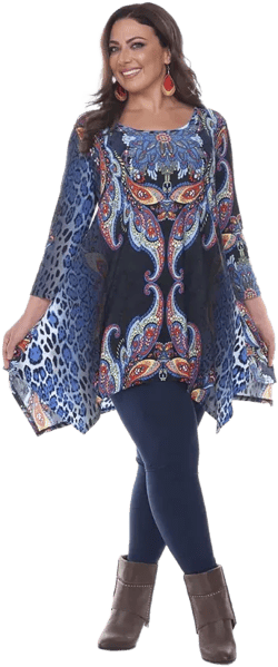 Plus Marlene Tunic Top