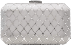 Sasha Satin Sparkle Clutch, Exclusively at Macy's