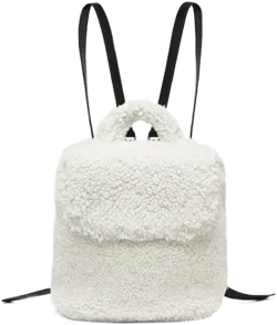 Women's Shearling Mini Backpack