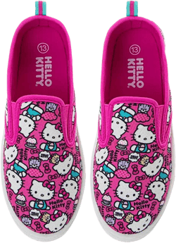 Hello Kitty Little and Big Girls Canvas Sneakers