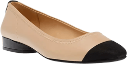 Women's Carlie Almond Toe Ballet Flats