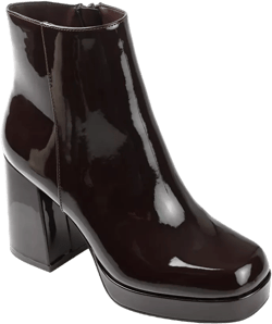 Journee Collection Women's Mollie Platform Block Heel Booties