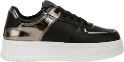 Scouts Metallic Paneling Platform Sneakers