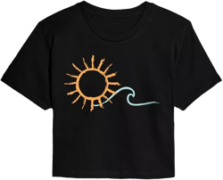 Trendy Juniors Sun Wave Cropped Tee