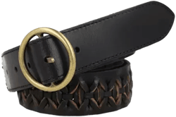 Women's Woven Leather Belt