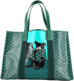 Pre-Owned Goyard MM Villette Tote Printed Coated Canvas