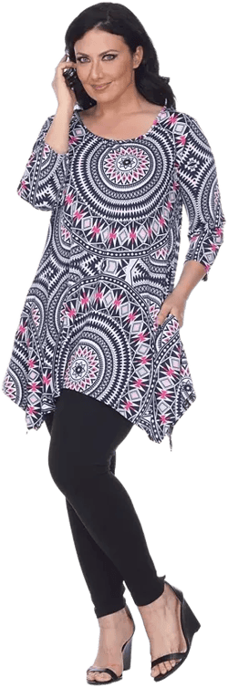 Plus Size Maji Tunic