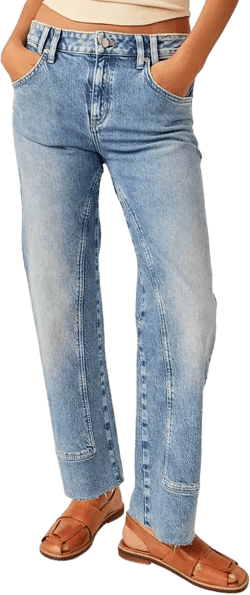 Women's Risk Taker Mid-Rise Straight-Leg Jeans