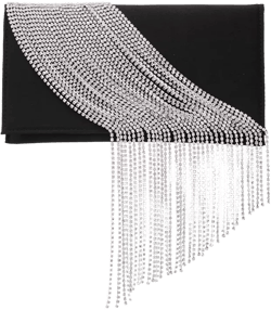 Crystal Chain Slim Envelope Clutch