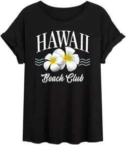 Trendy Juniors Hawaii Graphic Oversized Tee