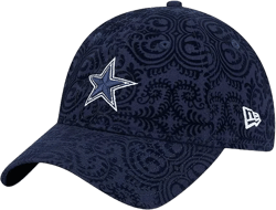Women's Navy Dallas Cowboys Sport Night Flair 9TWENTY Adjustable Hat