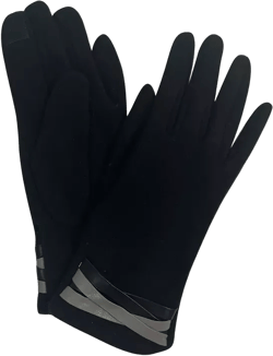 Women's Criss Cross Jersey Touchscreen Glove