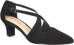 Easy Street Women's Elegance Cross Strap Front Pumps