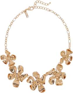Gold-Tone Flower Statement Necklace, 16" + 3" extender, Exclusively at Macy's