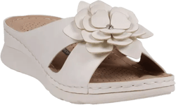 Women's Claire Flower Rosette Comfort Sandals