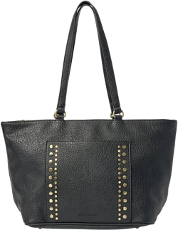Paper Moon Faux Leather Tote Bag