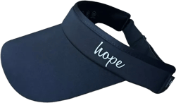 Women's Adjustable Band Sport Visor - Black