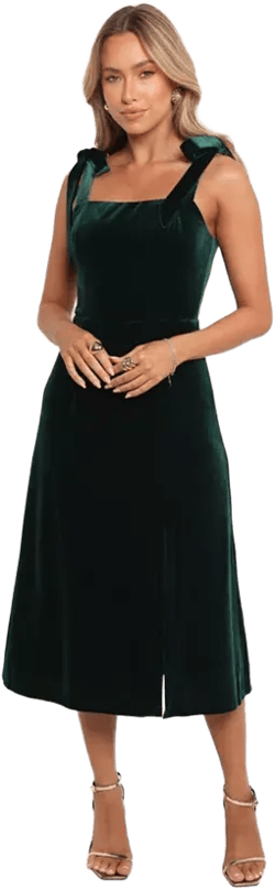 Women's Laurel Velvet Midi Dress