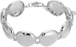 Polished Pebble Linked Bracelet