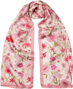 Primavera - Long Satin Silk Scarf for Women