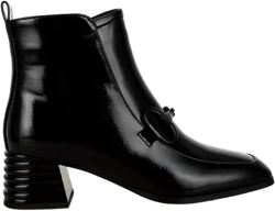 Algol Textured Block Heel Ankle Boots