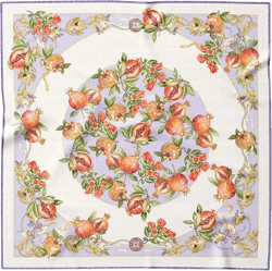 Melograno - Hand Rolled Silk Foulard for Women