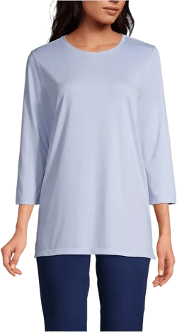 Women's 3/4 Sleeve Cotton Supima Tunic