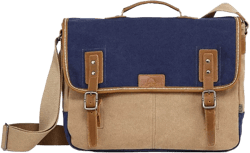 Mountain Wood Canvas Messenger Bag