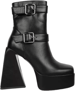 Hot Cocoa High Platform Ankle Boots
