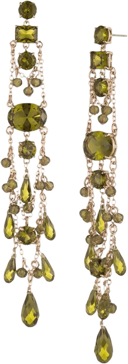 Lauren Ralph Lauren Gold-Tone Shaky Bead Chandelier Earrings